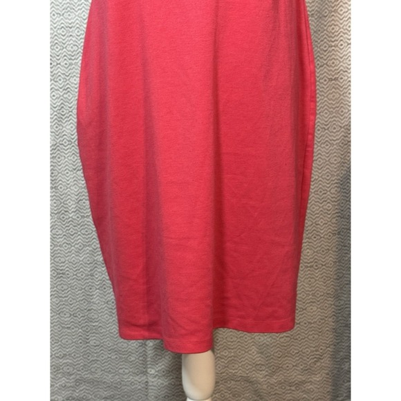 Cato Pink Square Neck Dress Soft Classic Office Work Professional Size 14 - Picture 3 of 7